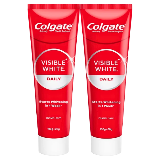 Colgate Visible White Toothpaste 220 GRAM (BUY ONE GET ONE FREE)