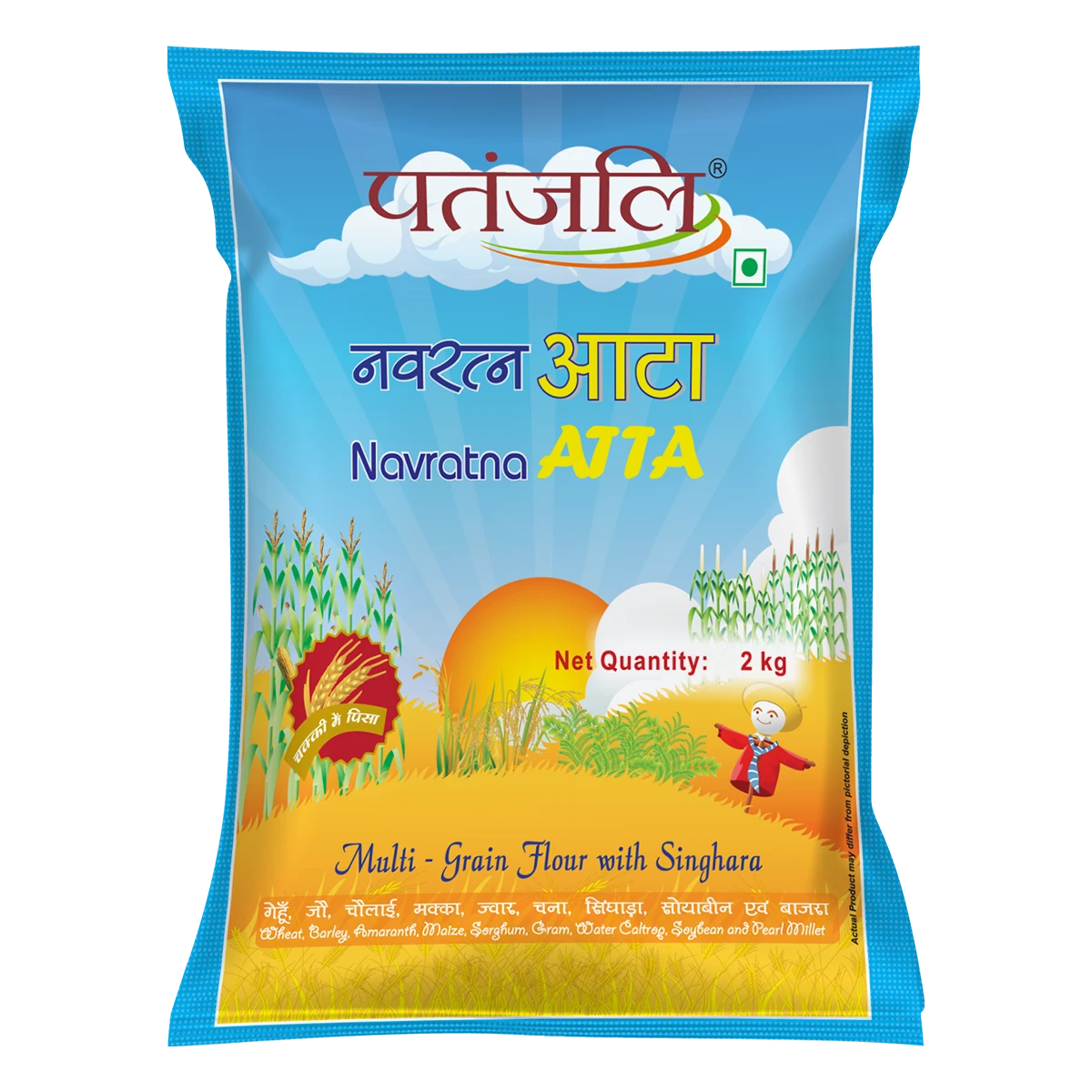 NAVRATNA ATTA 2 KG - PATANJALI