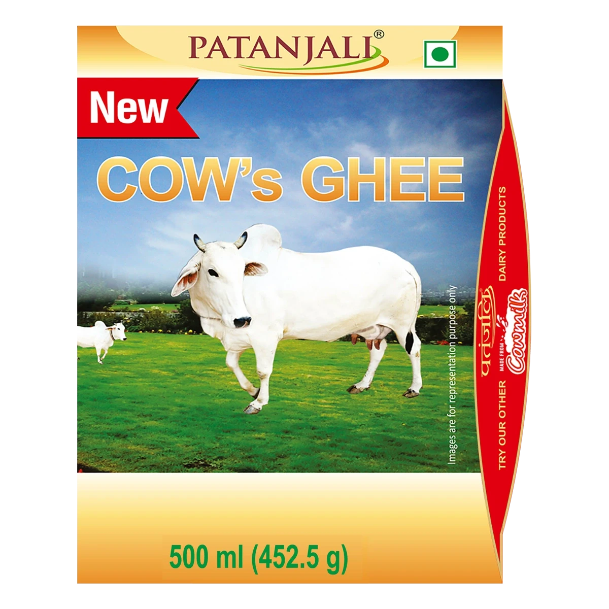 COWS GHEE 500 ML - T - PATANJALI