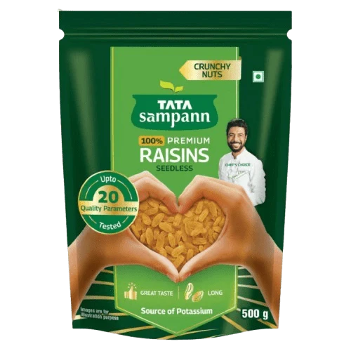 Tata Sampann 100% Pure Premium Raisins 500gm