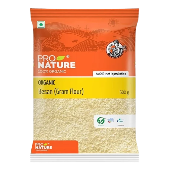 Pro Nature 100% Organic Besan, 500g