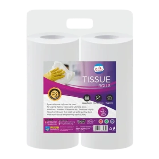 PYRAMID TISSUE ROLLS (PACK OF 2)