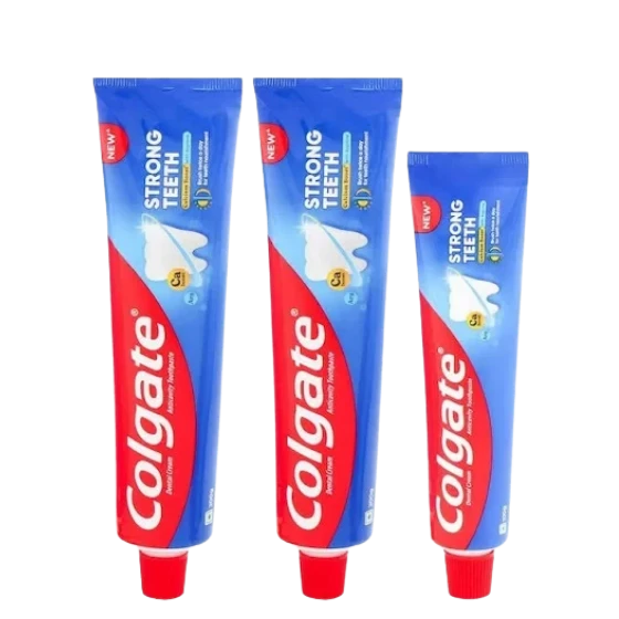 Colgate Strong Toothpaste (200 g x 2 + 100 g)