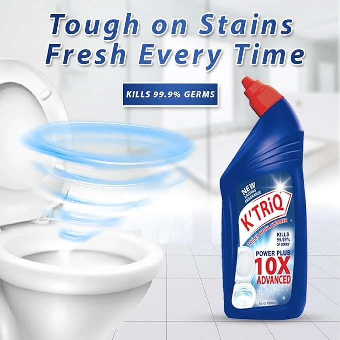 KTRIQ Powerful Liquid Toilet Bowl Cleaner-1000 ML