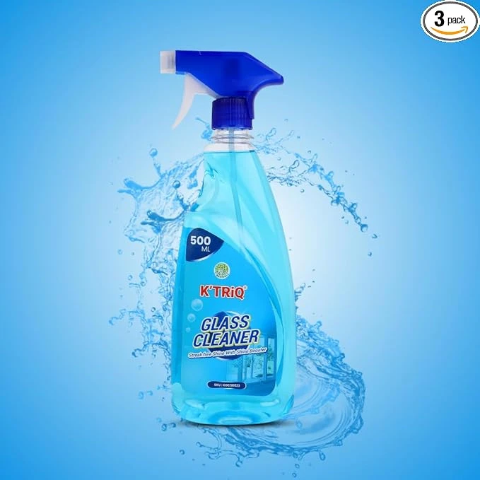 KTRiQ Glass and Multi-Surface Cleaner Liquid Spray-500 ml
