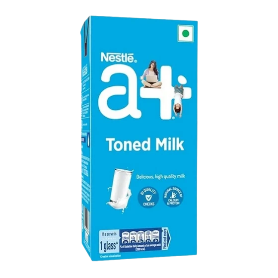 NESTLE A+ TONED MILK 1 L